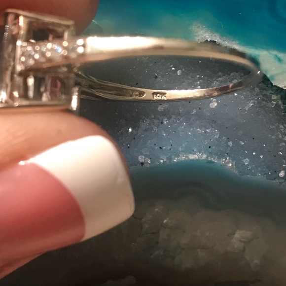 Ice Kunzite and white zircon ring - Picture 6 of 8